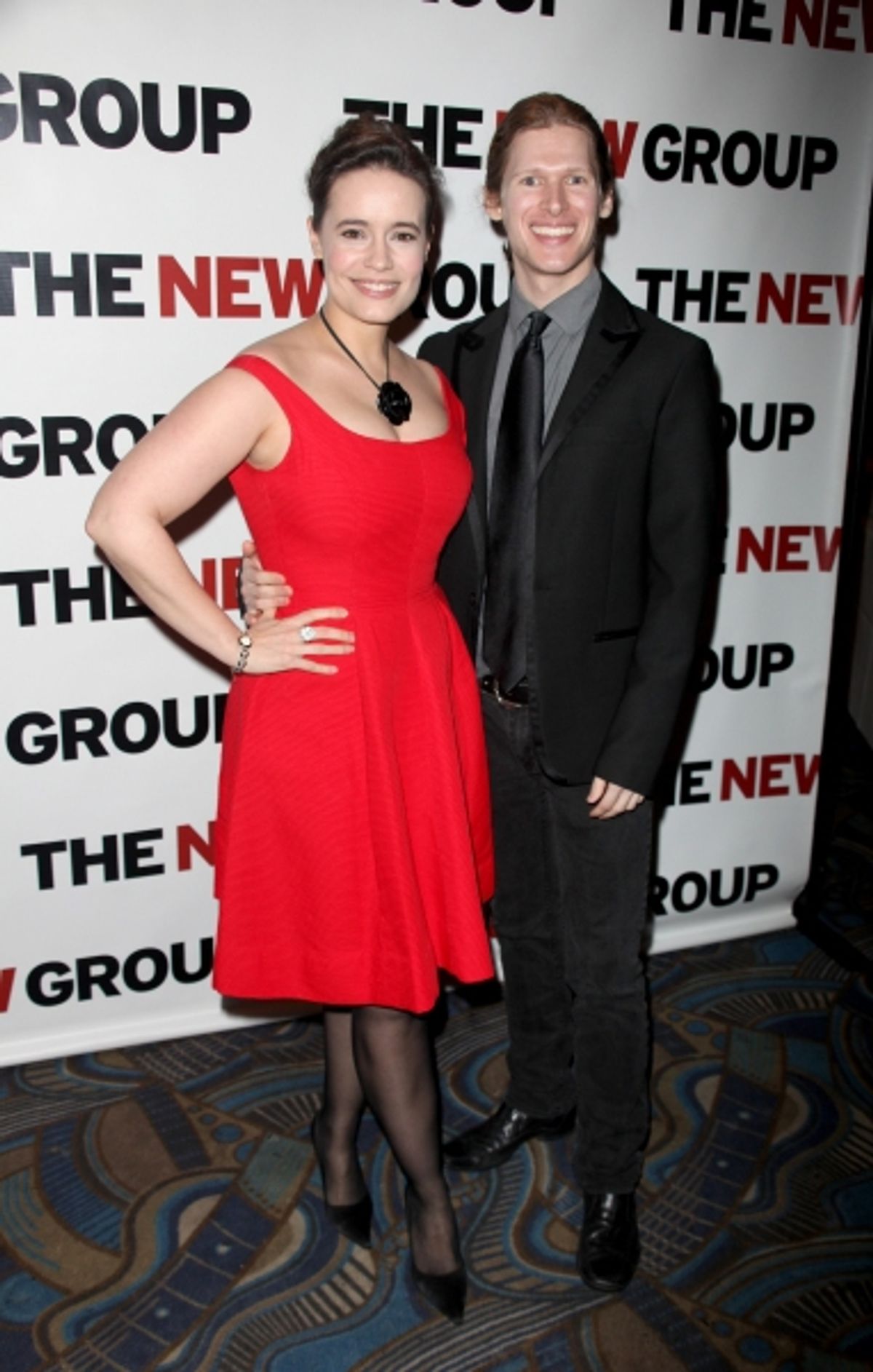 Elizabeth Jasicki & Lucas Steele at The New Group Gala - Part 1
