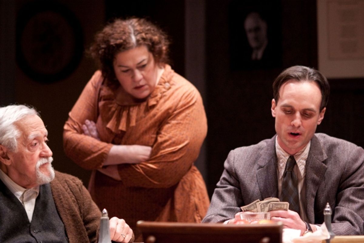 Mike Nussbaum, Cindy Gold and Keith Gallagher at 