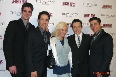 Peter Saide, Jeff Leibow, Holly Madison, Rick Faugno, Deven May  Photo