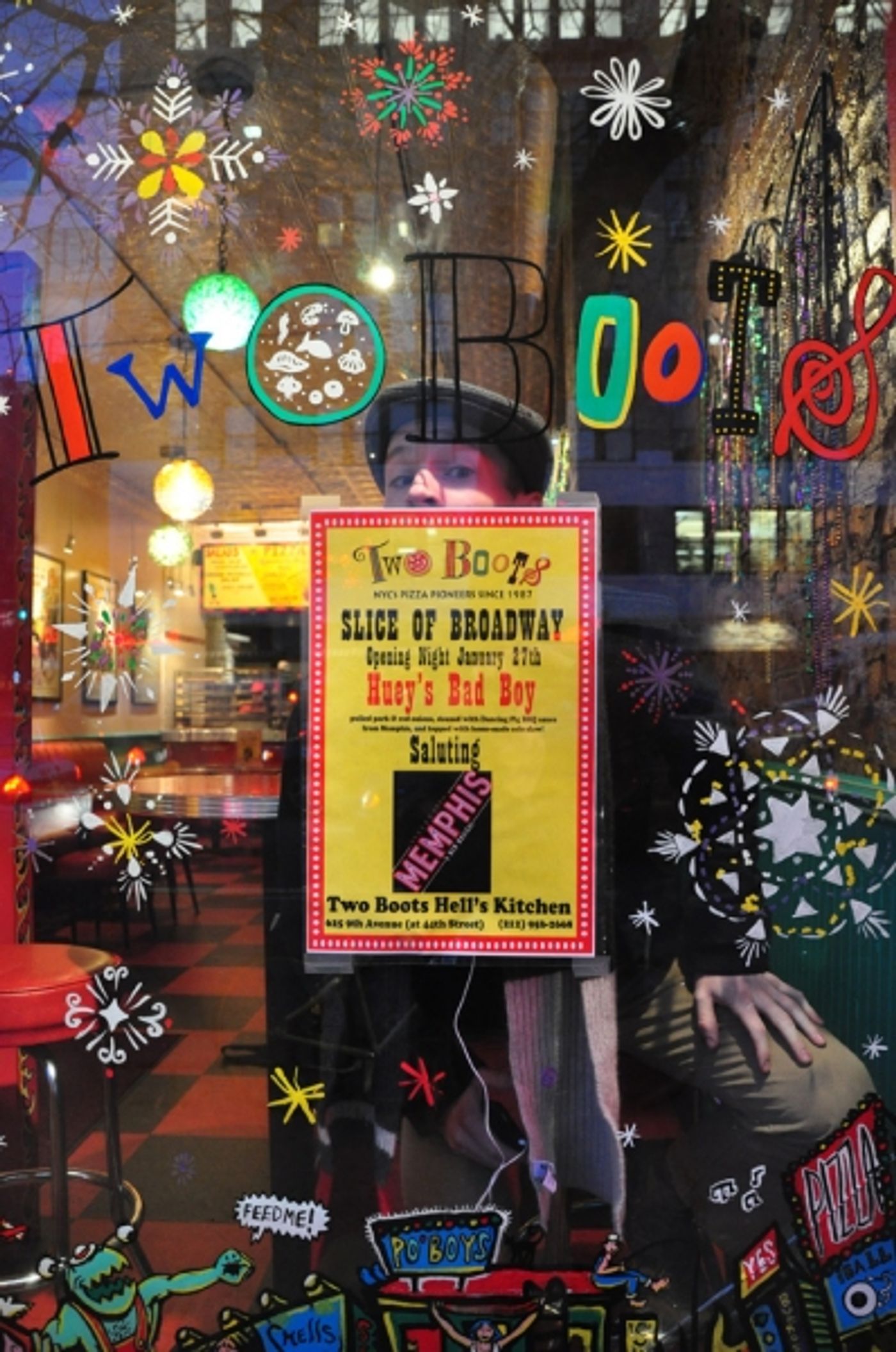 Photo Coverage: 'A Slice of Broadway' Honors MEMPHIS with 'Huey's Bad Boy' Pizza  Image