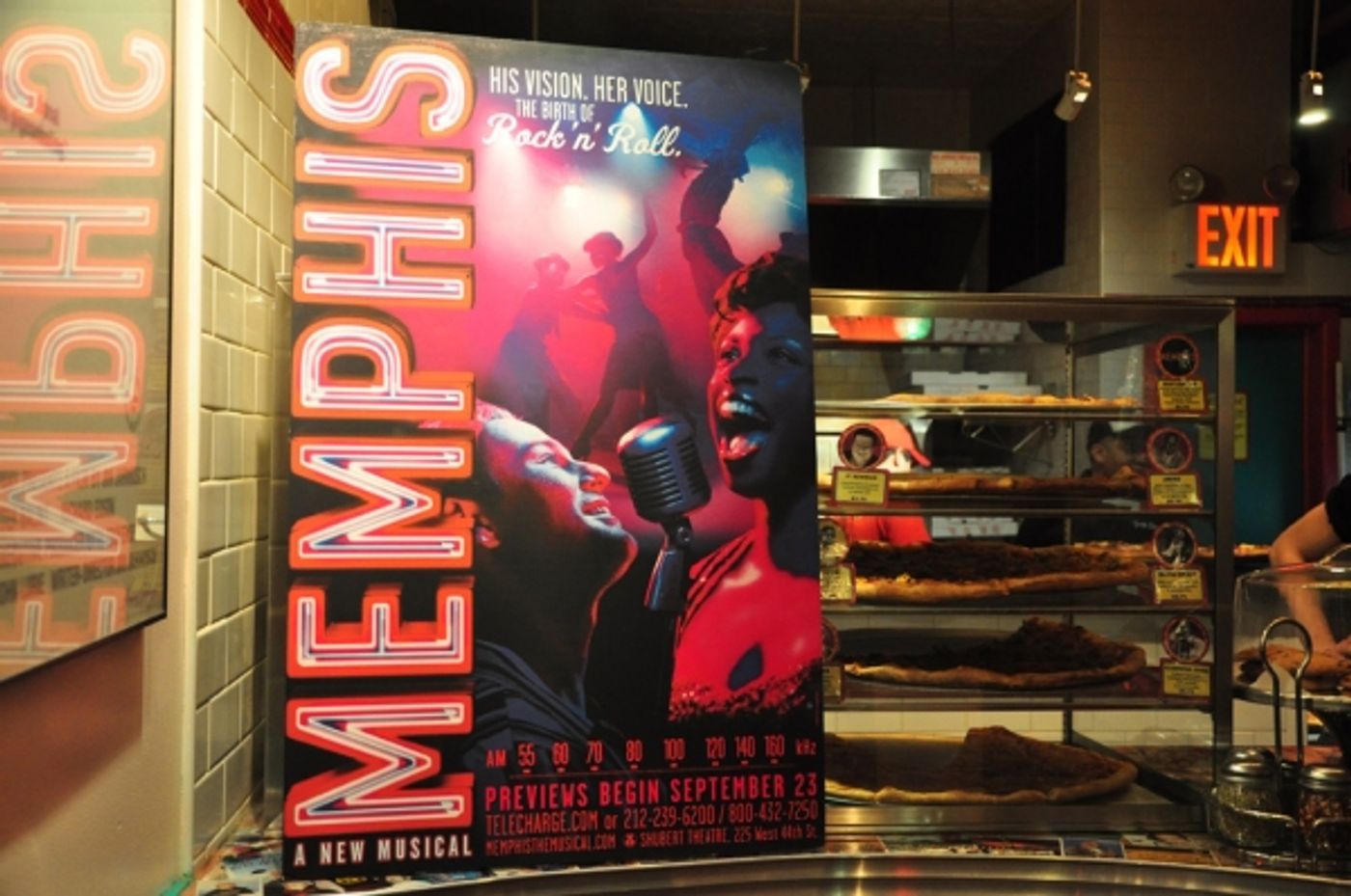 Photo Coverage: 'A Slice of Broadway' Honors MEMPHIS with 'Huey's Bad Boy' Pizza  Image