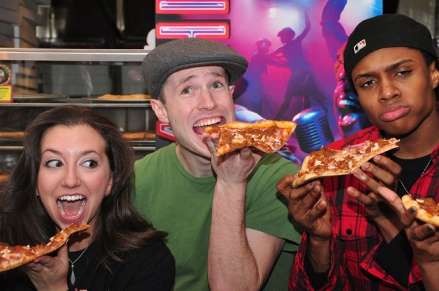 Photo Coverage: 'A Slice of Broadway' Honors MEMPHIS with 'Huey's Bad Boy' Pizza  Image