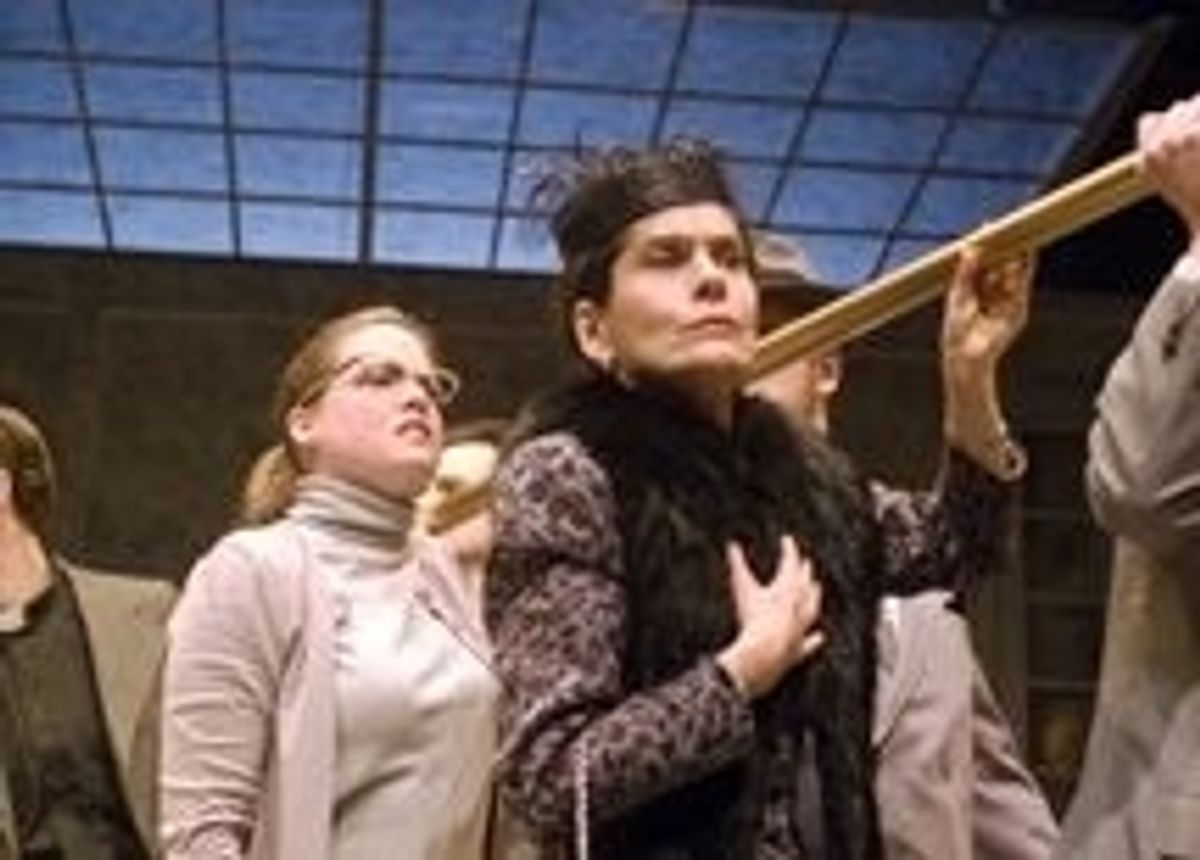 Pam Nolte (front) and Jenny Cross (back)  at 