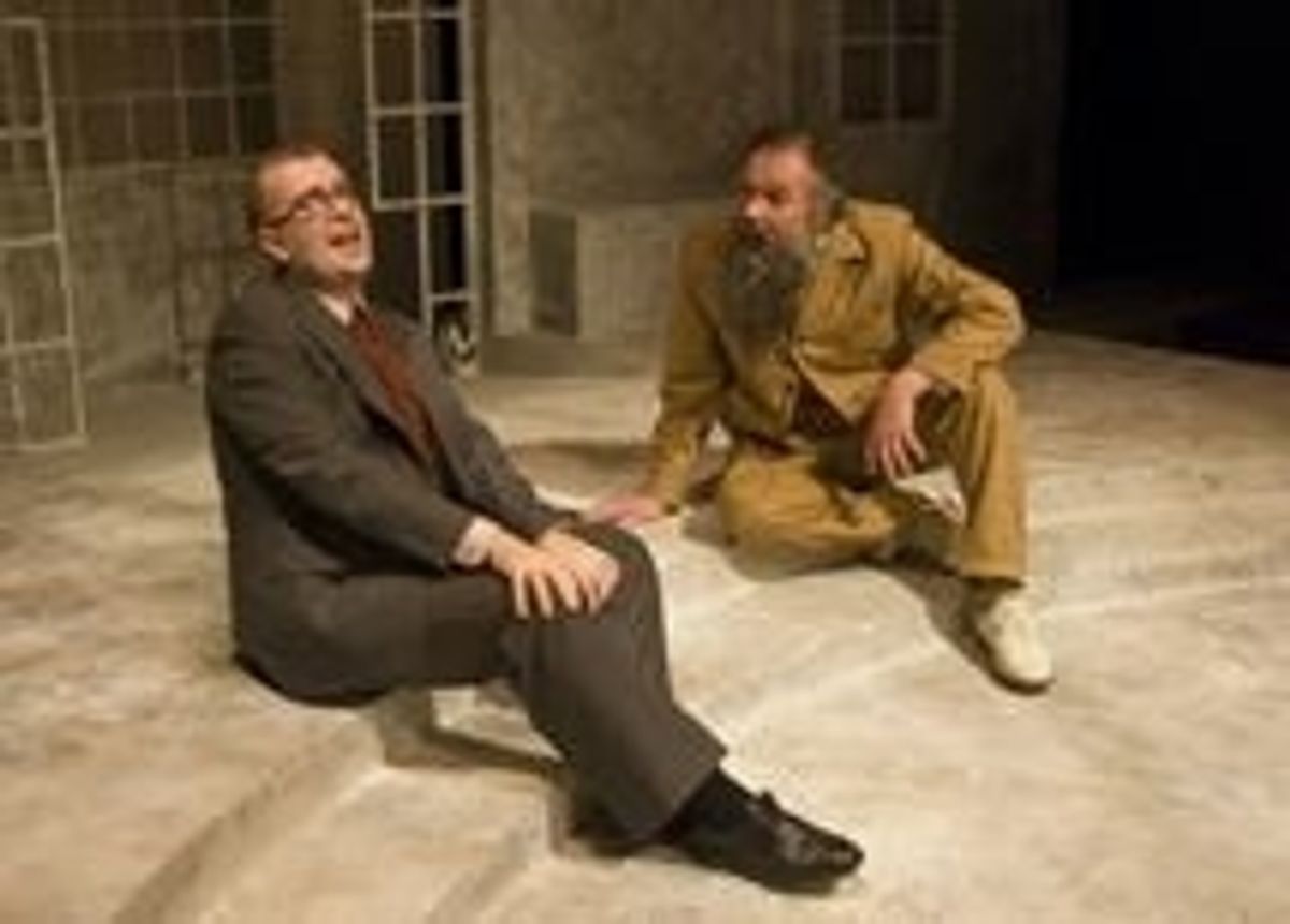 David Dorrian as C.S. Lewis and Nolan Palmer as George MacDonald  at 