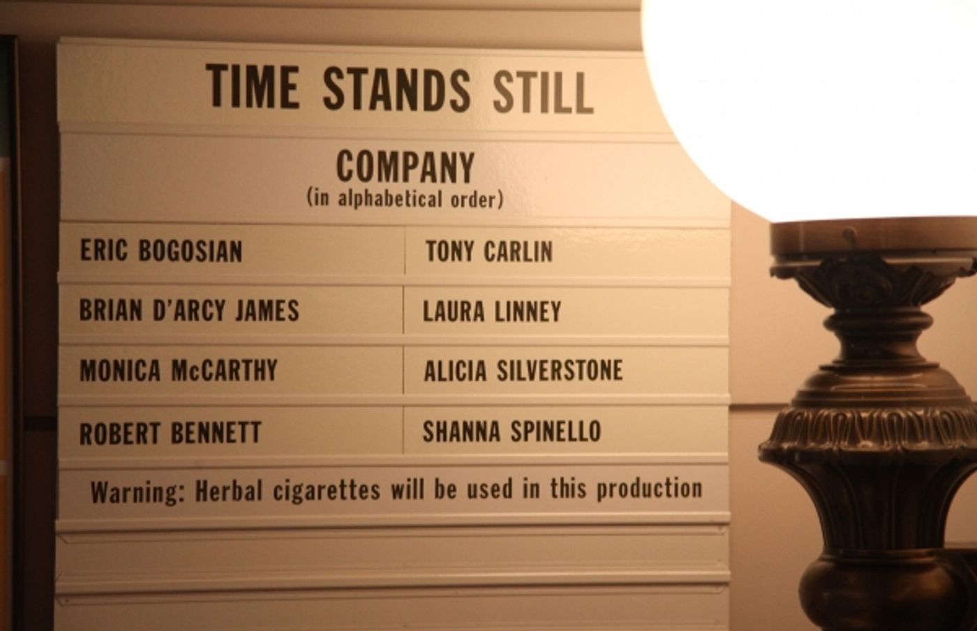 Photo Coverage: TIME STANDS STILL Opening Night Curtain Call  Image