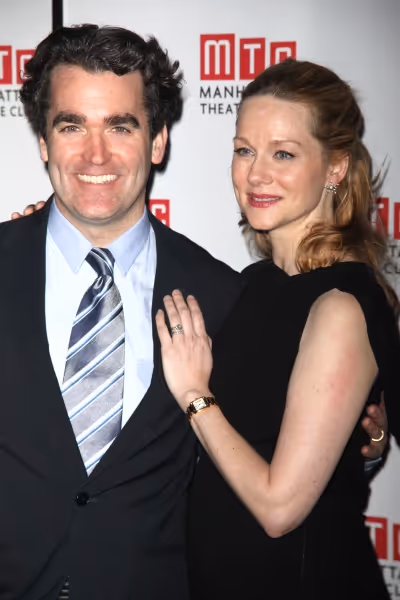 Brian d'Arcy James and Laura Linney Photo