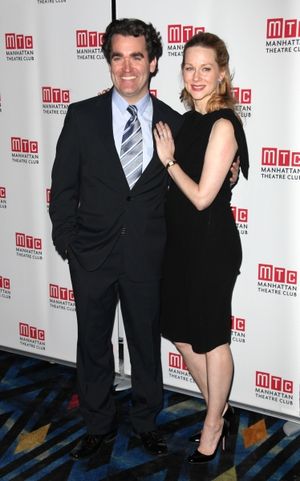 Brian d'Arcy James and Laura Linney Photo