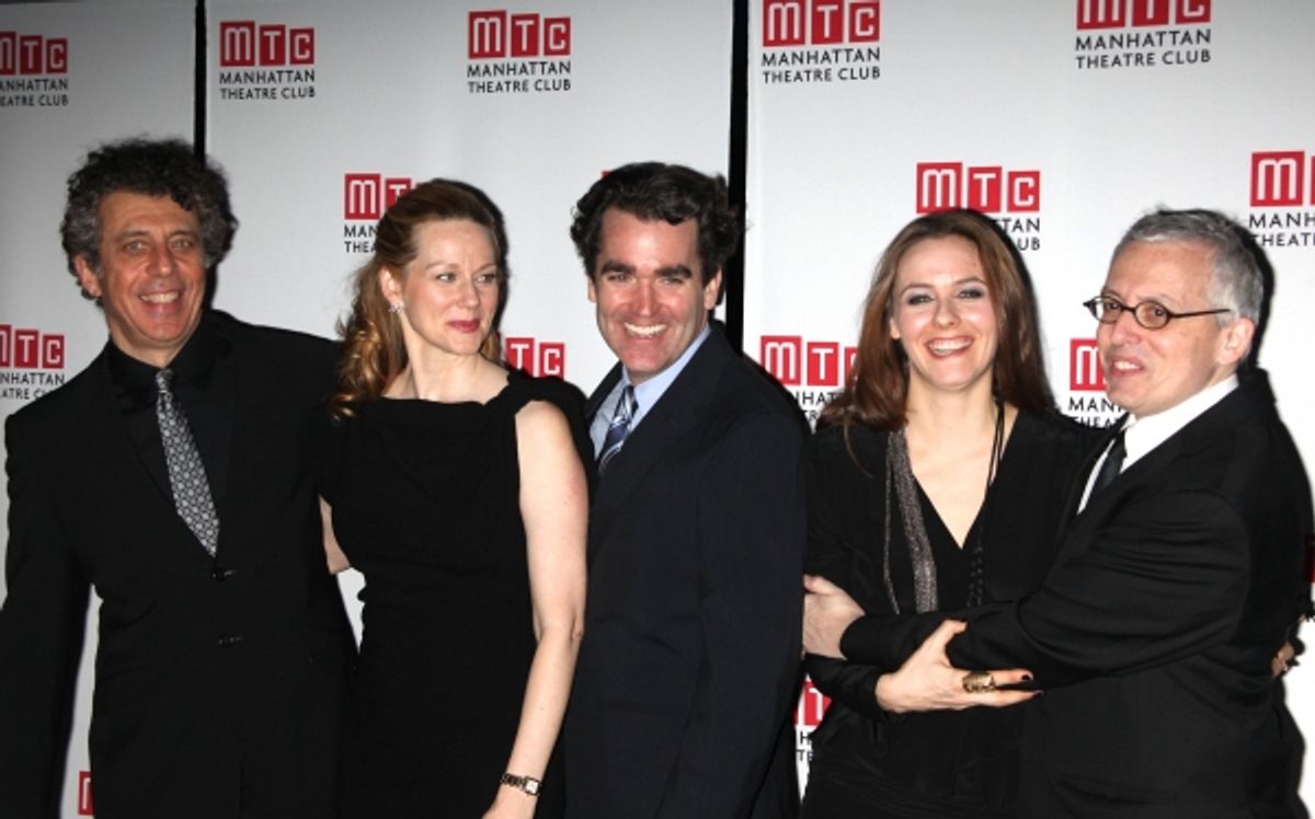 Eric Bogosian, Laura Linney, Brian d'Arcy James, Alicia Silverstone, Donald Margulies at 