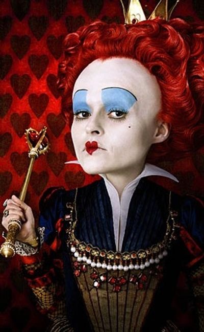 Helena Bohnam Carter as the 'Red Queen' Photo