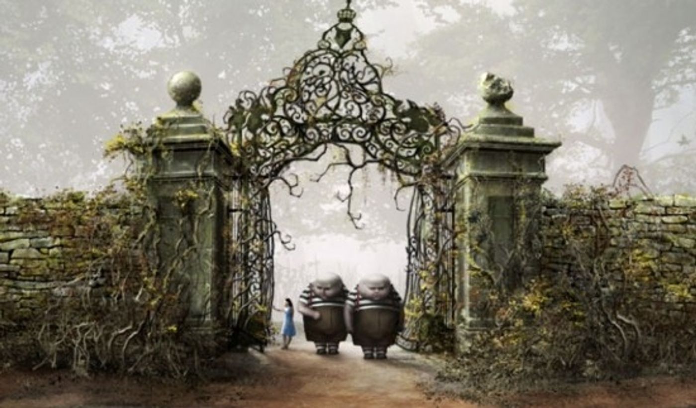 Photo Flash: Depp, Hathaway, Lucas & More in Burton's 'Alice in Wonderland'  Image