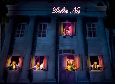 Susan McFadden, Amy Lennox, Ibinabo Jack, and the Cast of LEGALLY BLONDE Photo