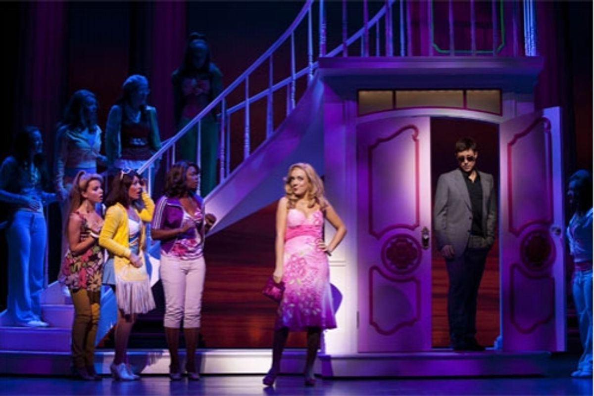 Amy Lennox, Susan McFadden, Ibinabo Jack, Sheridan Smith, and Duncan James at 