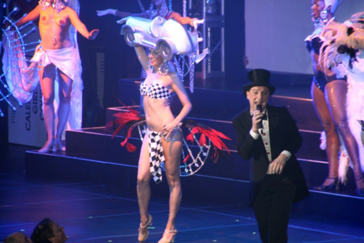 Euan Morton and The Best Game in Town Performers at BROADWAY BARES XX: STRIP-OPOLY Opening Number