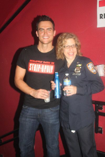 Cheyenne Jackson and Jackie Hoffman Photo