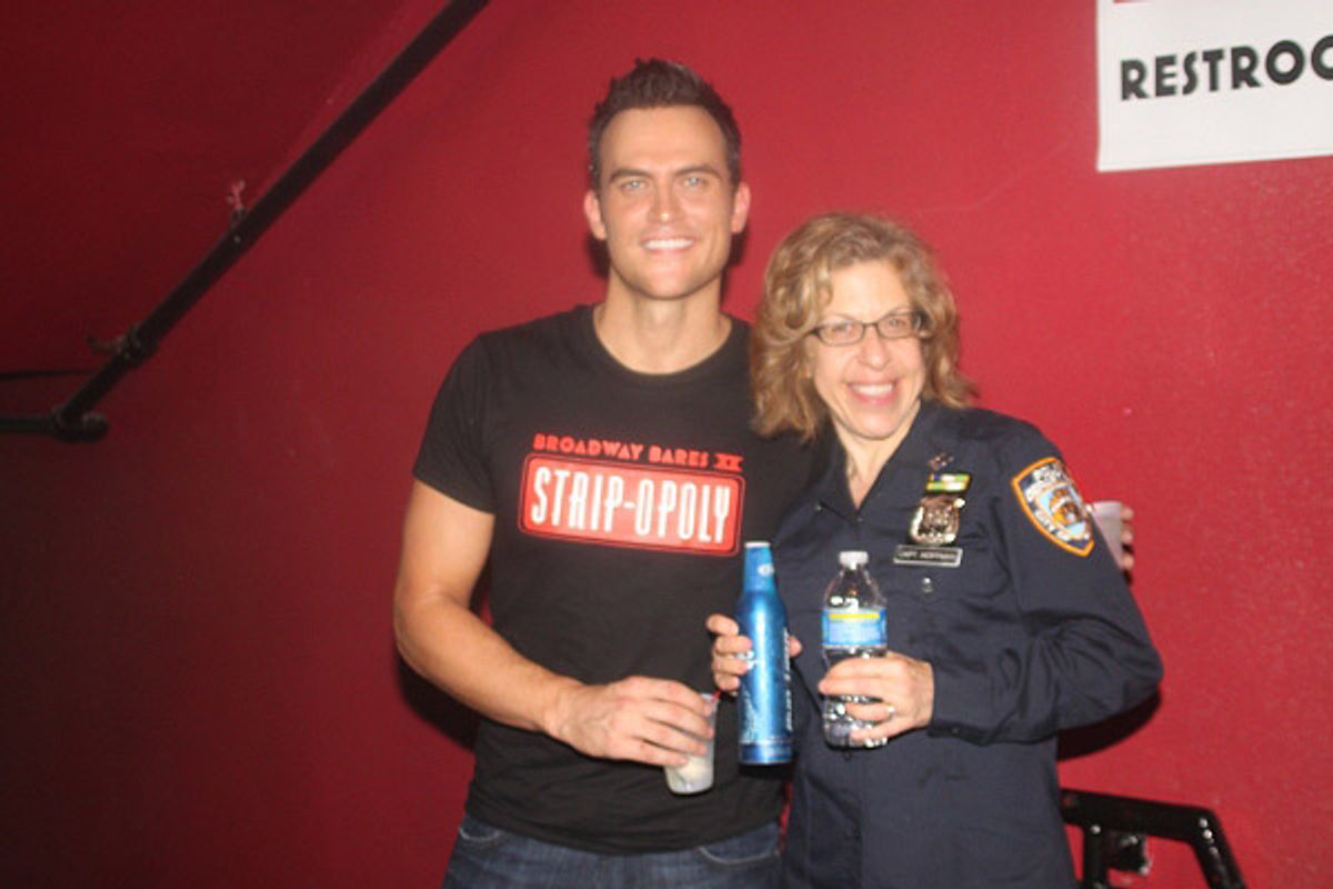 Cheyenne Jackson and Jackie Hoffman at 