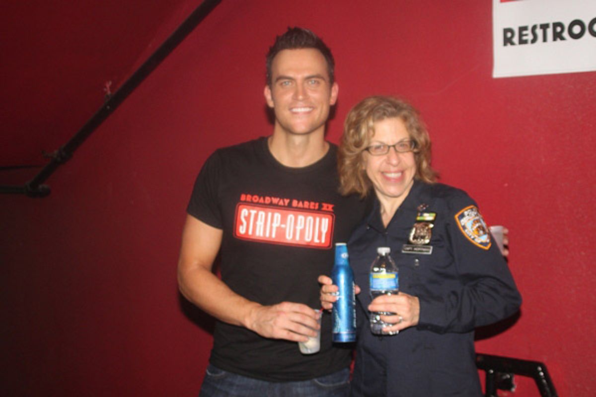 Cheyenne Jackson and Jackie Hoffman at 