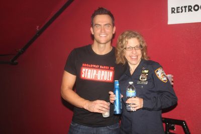 Cheyenne Jackson and Jackie Hoffman Photo