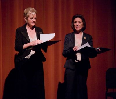 Christine Ebersole and Kelly Bishop reading an excerpt from Ã¢â‚¬Å“LostÃ¢® Photo