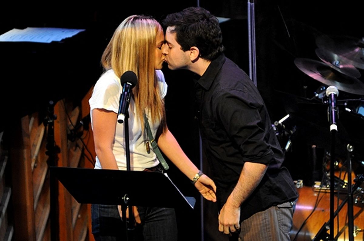 Vanessa Ray & Alex Brightman at 