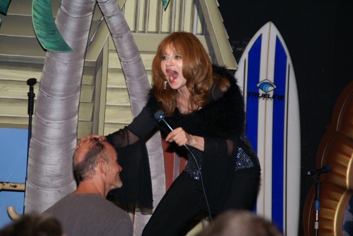 Downtown Julie Brown with Judy Tenuta at 