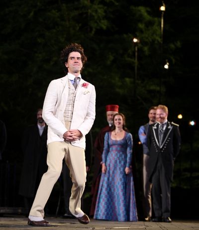 Hamish Linklater, Heather Lind and Jesse Tyler Ferguson Photo