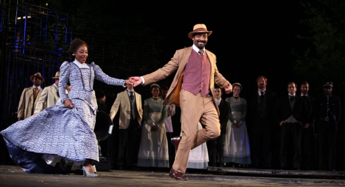 Marianne Jean-Baptiste and Jesse L. Martin at 