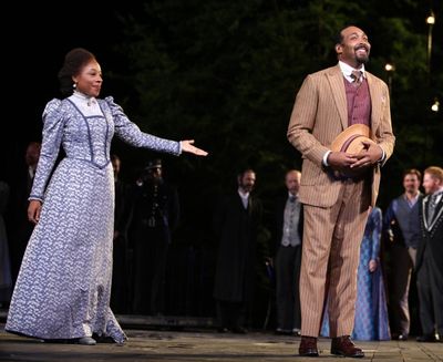 Marianne Jean-Baptiste and Jesse L. Martin Photo