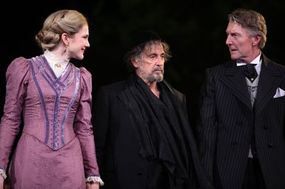 Lily Rabe, Al Pacino and Byron Jennings Photo