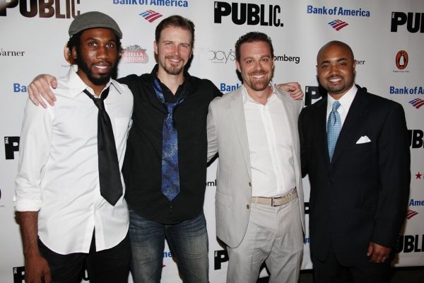 Nyambi Nyambi, Bill Heck, Matthew Rauch and Francois Battiste Photo
