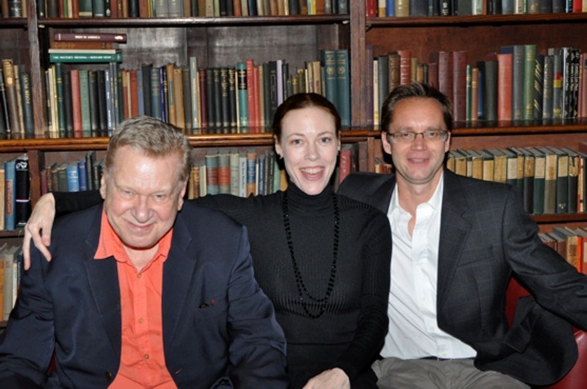 Brian Murray, Veanee Cox and Michael Riedel at 