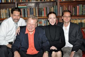 David Staller, Brian Murray, Veanee Cox and Michael Riedel Photo