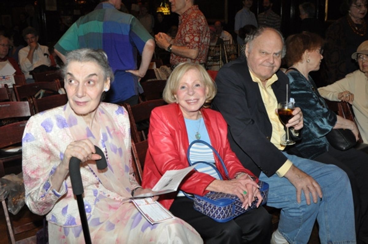 Marian Seldes, Anita Jaffe and George S. Irving at 