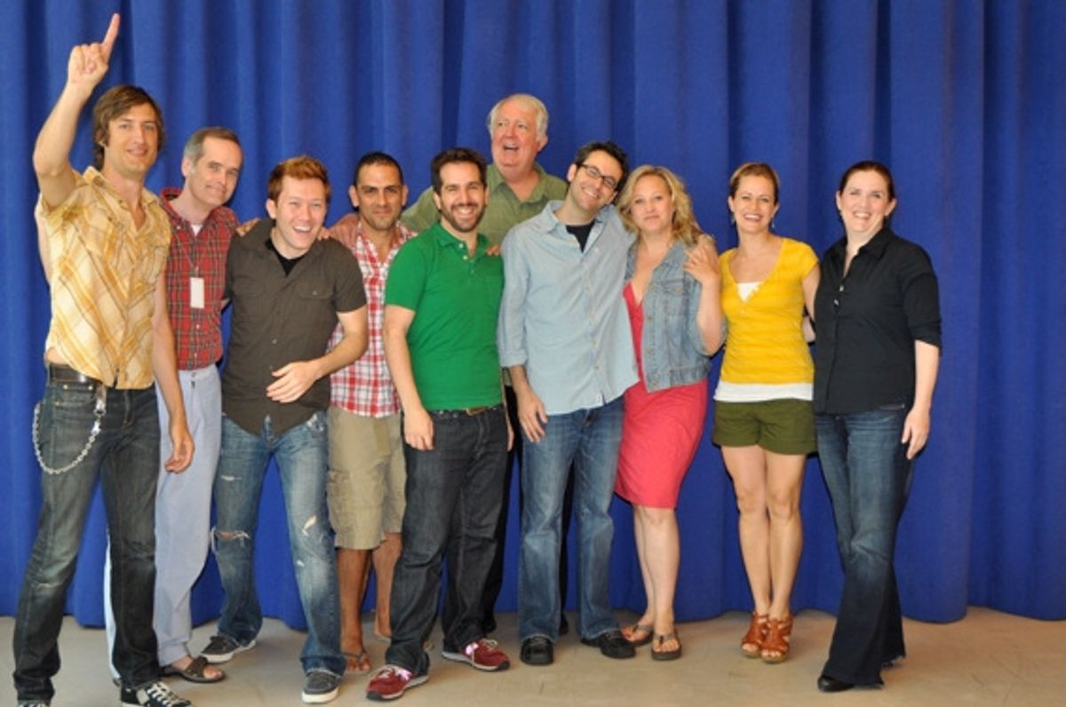 Bryce Ryness, Jack Cummings III (Director) Stanley Bahorek, Adam Mathias (Book and Lyrics, Ryan Hilliard, Brad Alexander (Music), Sally Wilfert, Mamie Parris and Donna Lynn Champlin  at 