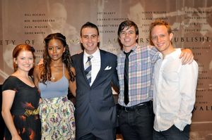 Cary Michele Miller, Krystal Joy Brown, Barry Wyner, David Hull and Aron Accurso Photo