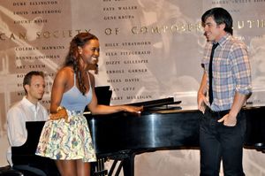 Aron Accurso, Krystal Joy Brown and David Hull Photo