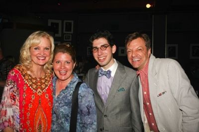 Christine Ebersole, Klea Blackhurst, Aaron Weinstein & Jim Caruso Photo