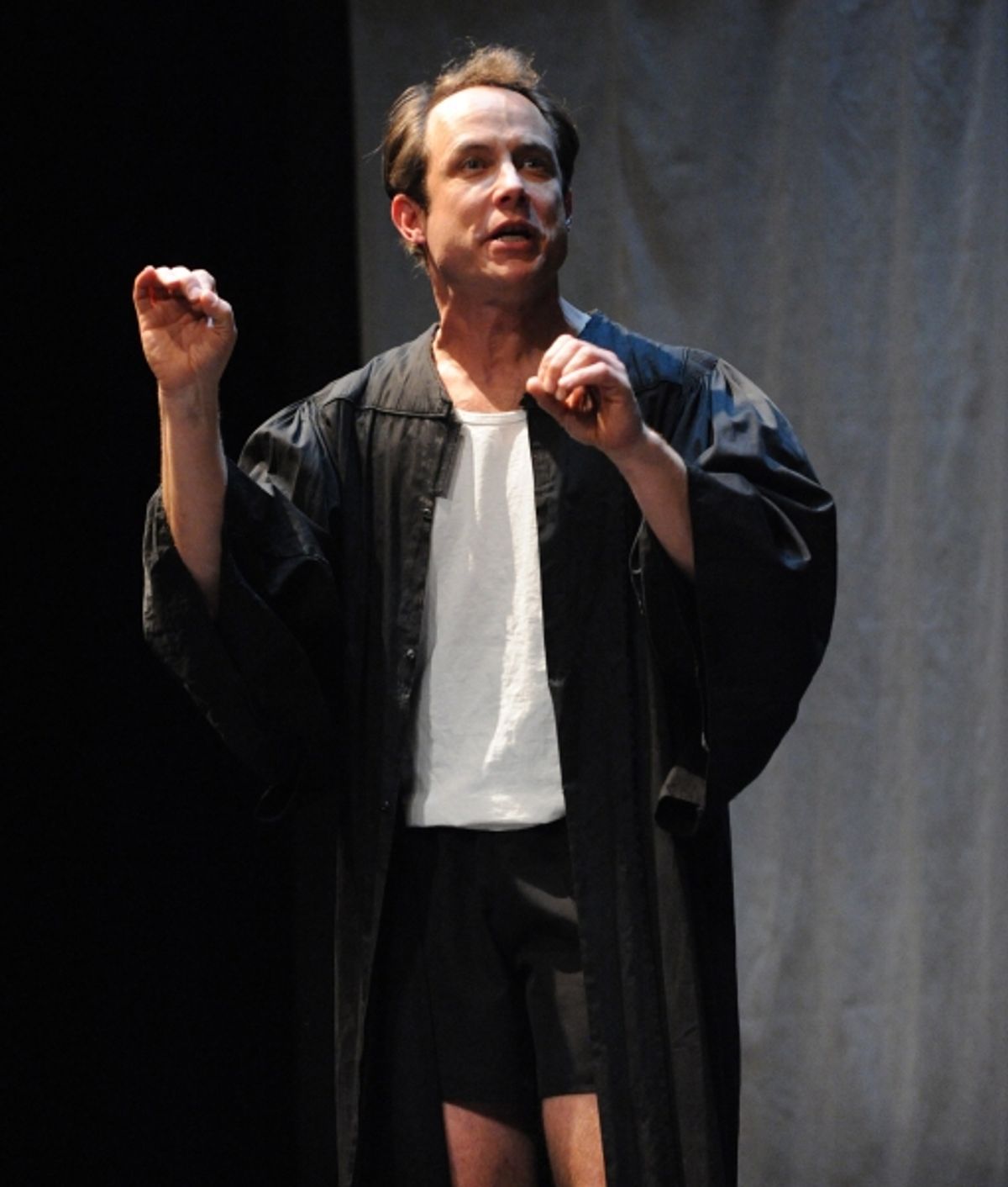 Alex Draper as Alan Turing (mathematician, WWII code-breaker and father of computer science) at 