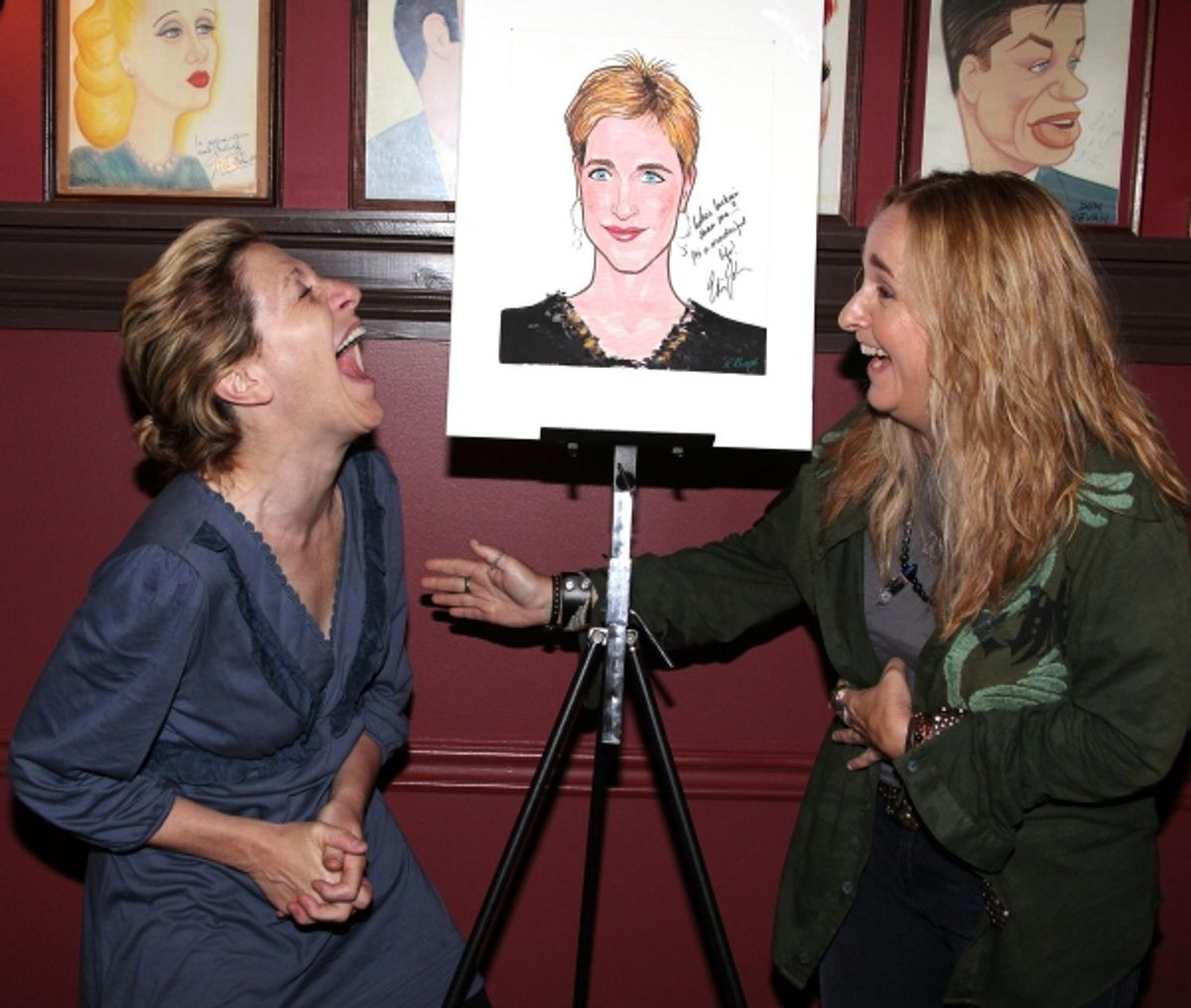 Edie Falco and Melissa Etheridge at 