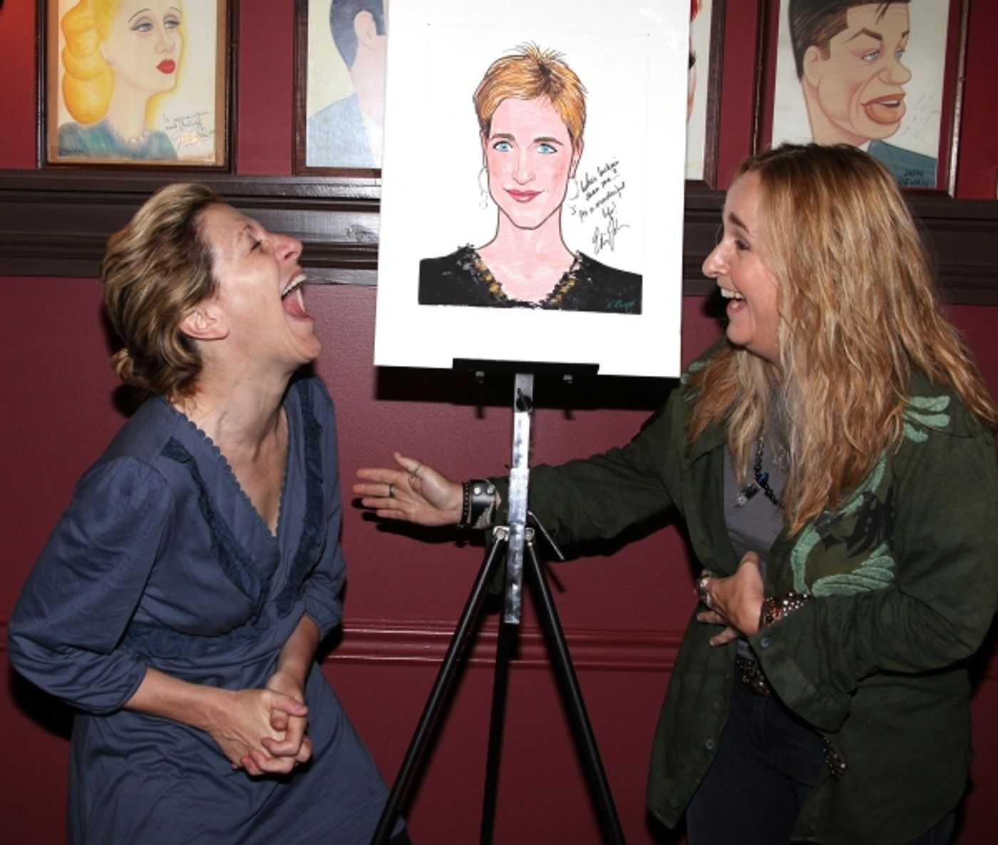 Photo Coverage: Edie Falco Receives Sardi's Caricature  Image