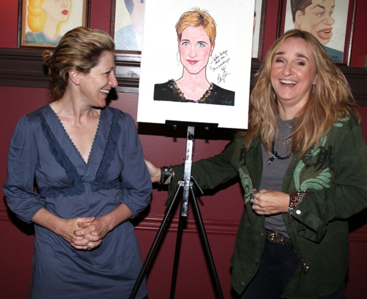 Edie Falco and Melissa Etheridge at 