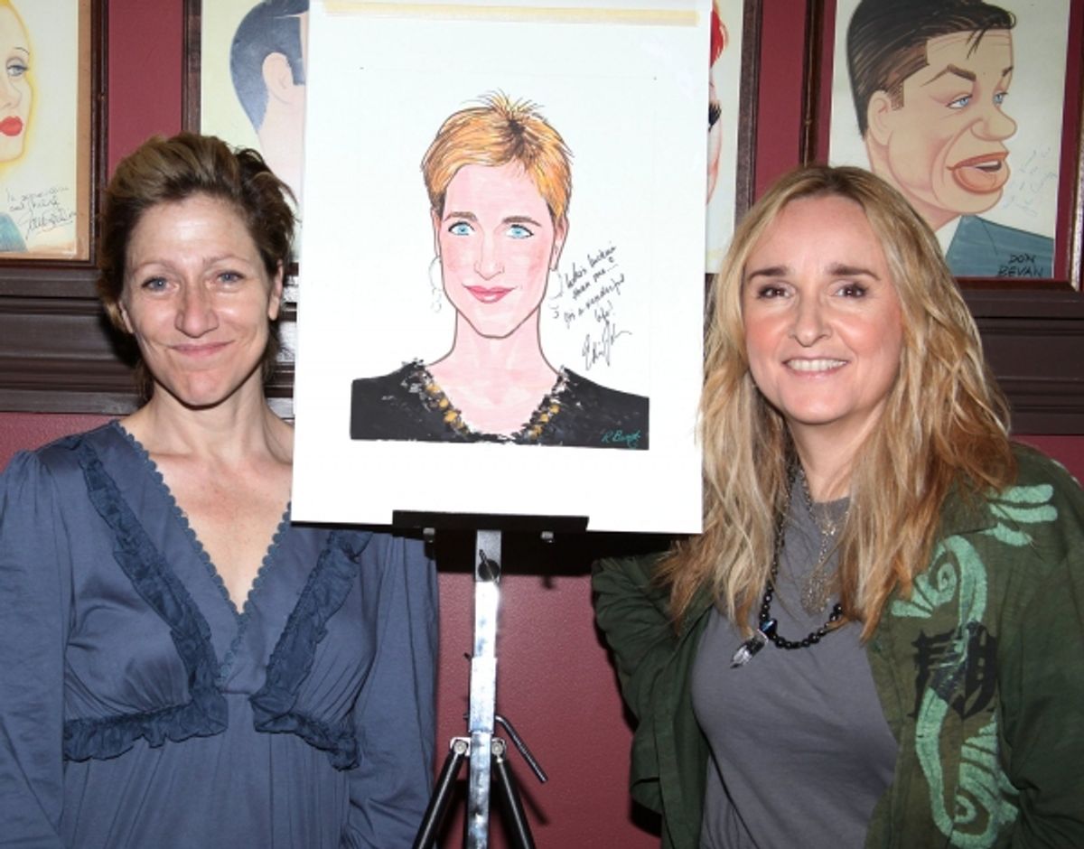 Edie Falco and Melissa Etheridge at 