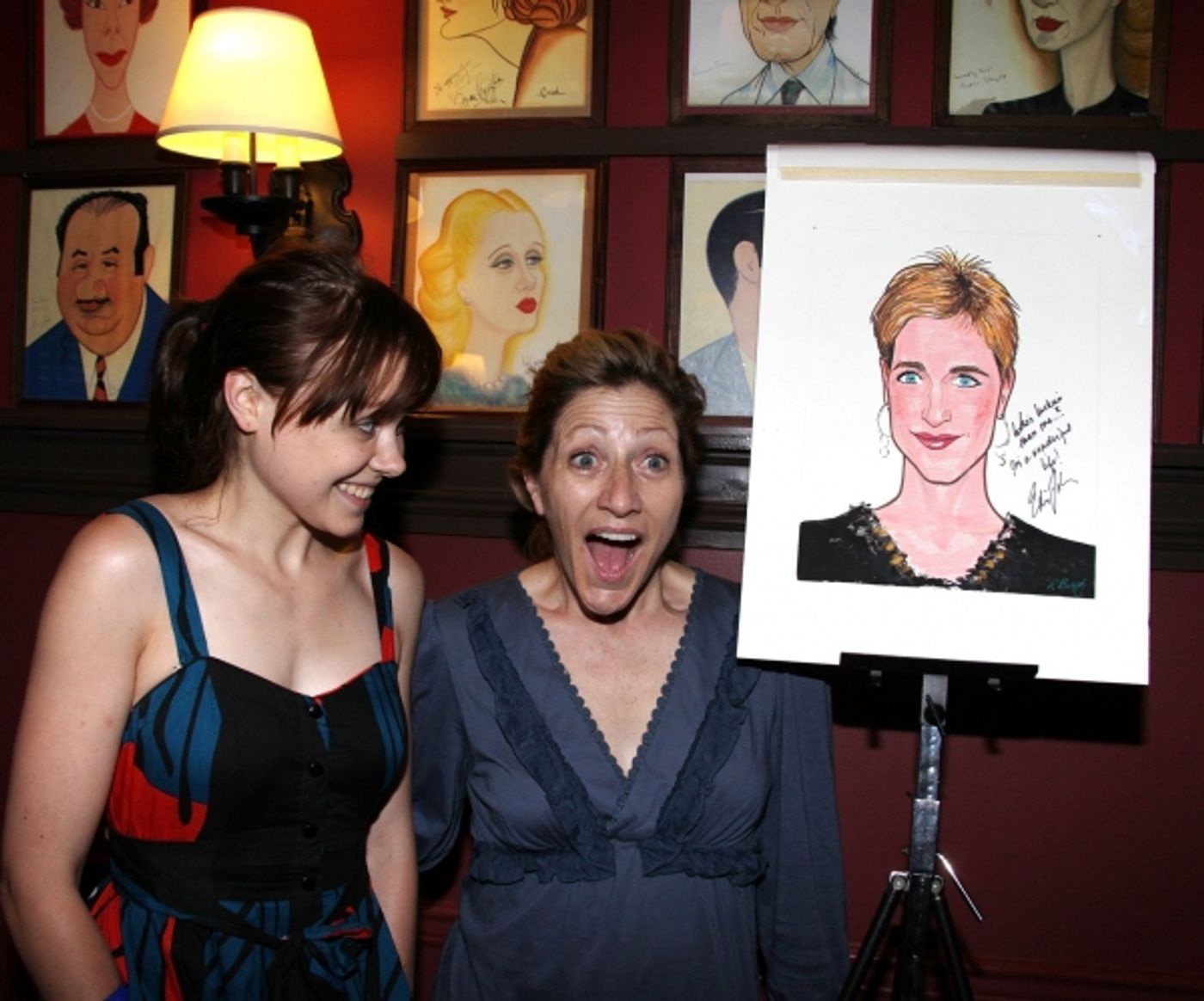 Photo Coverage: Edie Falco Receives Sardi's Caricature  Image