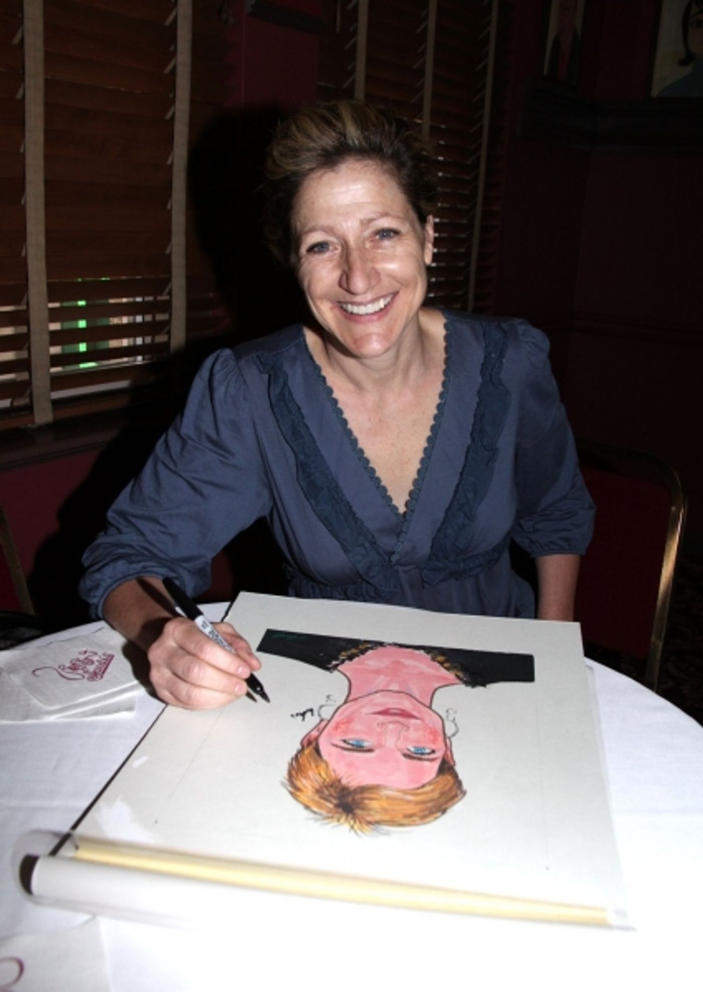 Photo Coverage: Edie Falco Receives Sardi's Caricature  Image
