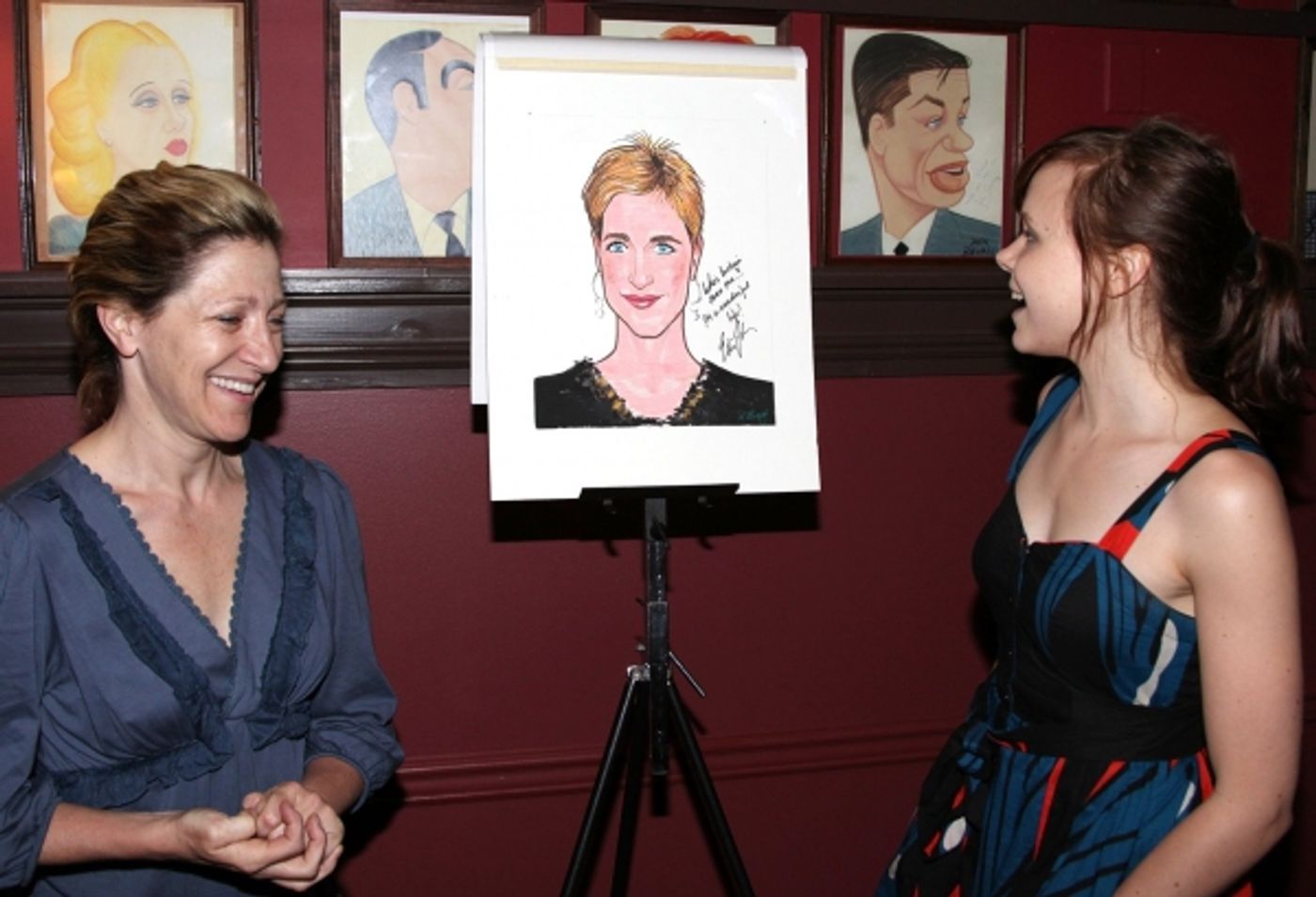 Photo Coverage: Edie Falco Receives Sardi's Caricature  Image
