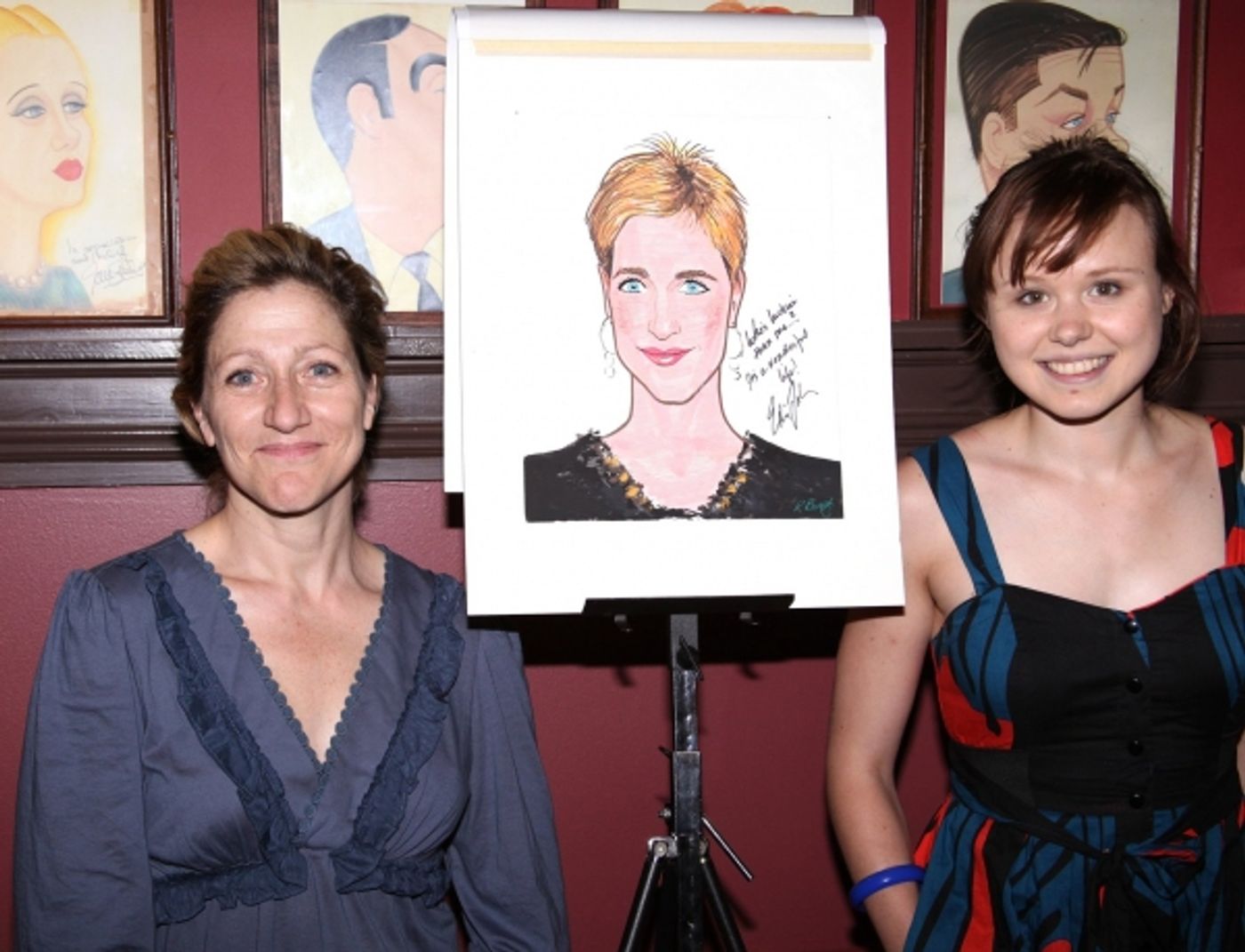 Photo Coverage: Edie Falco Receives Sardi's Caricature  Image