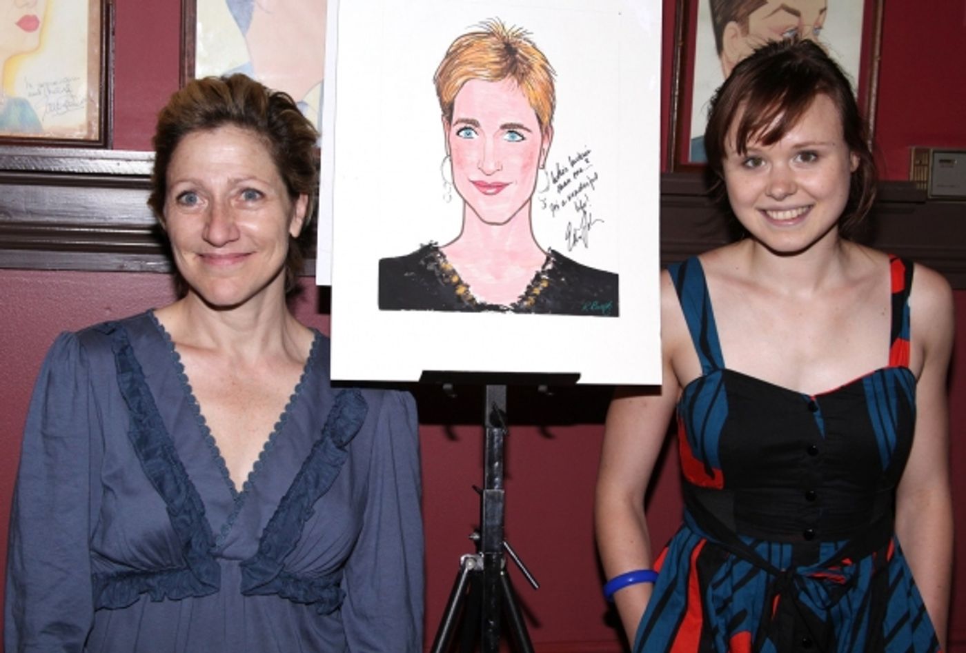 Photo Coverage: Edie Falco Receives Sardi's Caricature  Image