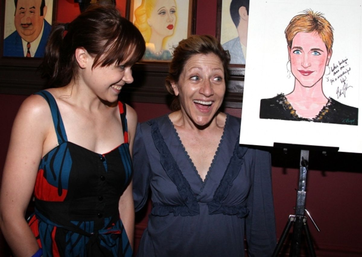 Alison Pill and Edie Falco at 