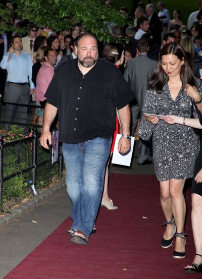 James Gandolfini and wife Deborah Lin Photo