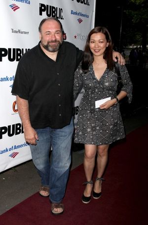 James Gandolfini and wife Deborah Lin Photo