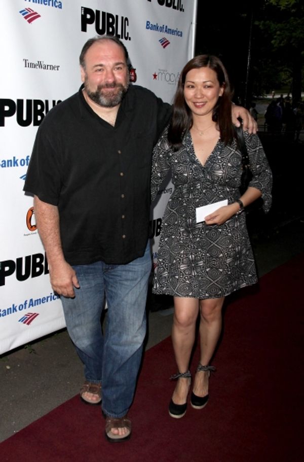 James Gandolfini and wife Deborah Lin Photo